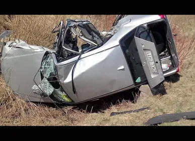 Biarre : une femme héliportée après un grave accident de voiture