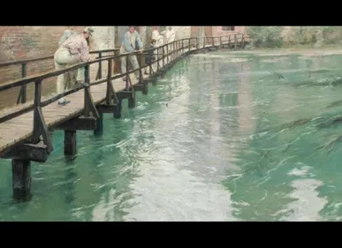 Un tableau représentant Montreuil-sur-Mer vendue aux enchères à un...