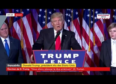 Donald Trump élu président des Etats-Unis (médias américains)