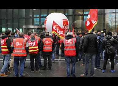 Mouvement de grève chez Engie Ineo à Charleville-Mézières