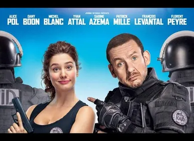 "Raid Dingue" : Dany Boon et l'équipe du film en avant-première...