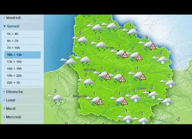 Météo : neige et verglas prévus ce week-end dans les Hauts-de-France