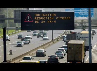 Nord et Pas-de-Calais : restriction de vitesse obligatoire de 20 km/h