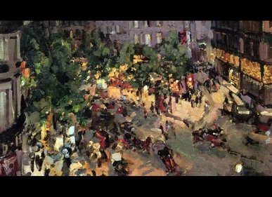 Senlis :  vente aux enchères de Renoir et Korovine, un tableau part...