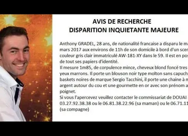 Sin-le-Noble (59) : disparition inquiétante d'un homme de 28 ans