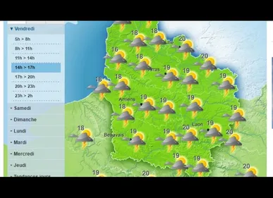 Orages : les Hauts-de-France en vigilance jaune