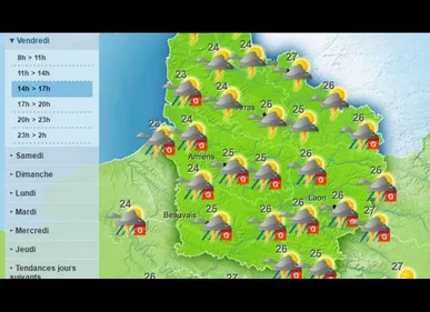 Orages : les Hauts-de-France placés en vigilance jaune