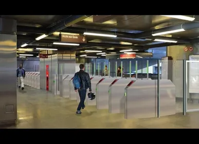 Métro de Lille : les premiers portiques de sécurité en service le...