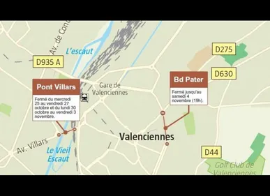 Valenciennes : Le pont Villars fermé huit jours pendant les...