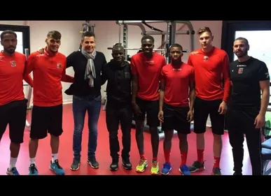 Boulogne-sur-Mer : N'Golo Kanté en visite dans son ancien club