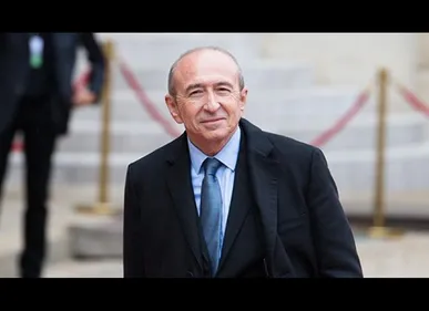 Le ministre de l'Intérieur Gerard Colomb en déplacement ce vendredi...