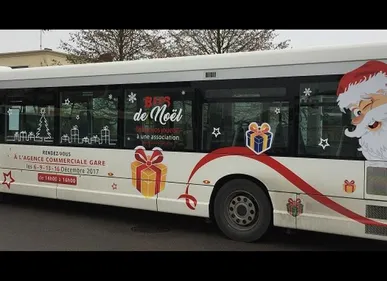 Laon (02) : le bus de Noël débarque en ville