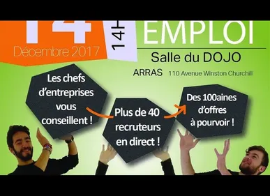Arras : forum emploi avec 700 à 1000 emplois à pourvoir ce jeudi...