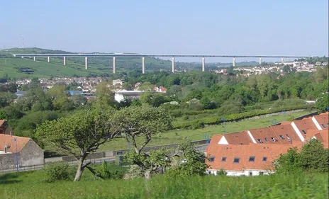 Echinghen : les travaux du viaduc sur l'A16 se poursuivent au moins...