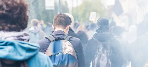 Les étudiants et lycéens sont dans la rue