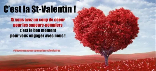 Les pompiers de l'Oise profitent de la Saint-Valentin pour recruter...