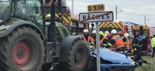 Douaisis : deux morts dans une terrible collision entre un tracteur...