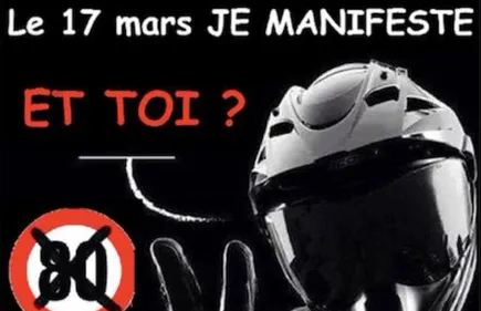 80km/h sur les routes : motards et automobilistes disent non !