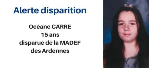 Disparition d'une adolescente dans les Ardennes