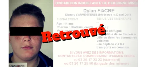 Armentières : Dylan a été retrouvé sain et sauf