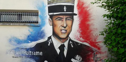 Neufchâtel-Hardelot : le bel hommage d'un graffeur pour Arnaud...