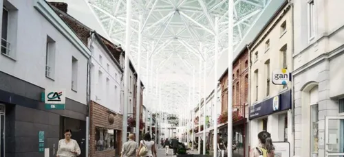 A Aulnoye-Aymeries, une verrière au-dessus du centre-ville