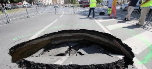 Des affaissements de chaussées en Picardie