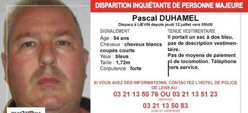 Liévin : disparition inquiétante d'un homme de 54 ans