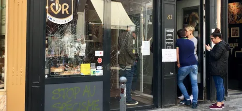 Des vigiles devant les boucheries lilloises ce samedi