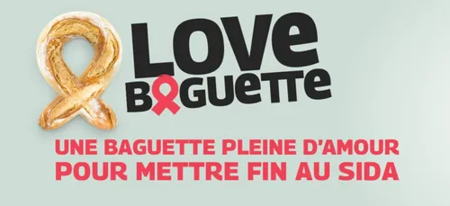 Une "Love Baguette" pour aider la lutte contre le sida