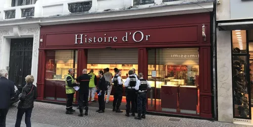Lille : Tentative de braquage à la bijouterie "Histoire d'Or"