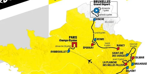 Tour de France 2019 : un passage express dans le Nord et l'Aisne
