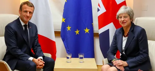 Picardie : Theresa May aux côtés d'Emmanuel Macron pour le...