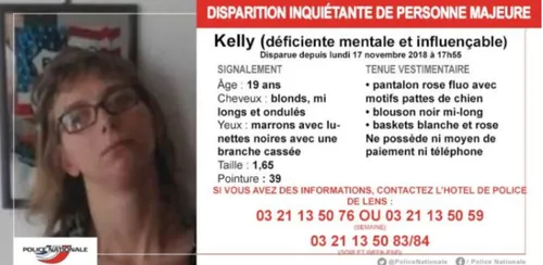 Liévin : la police lance un appel à témoins pour retrouver Kelly,...