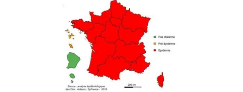 L'épidémie de grippe touche désormais toute la France