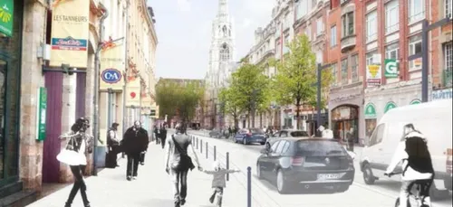 Lille : la rue Pierre-Mauroy est entrée en mode travaux