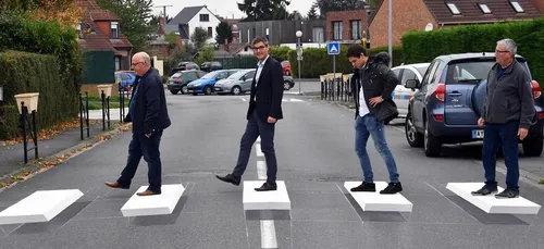Un premier passage piéton en 3D dans l'Oise