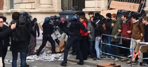 Intervention policière ce matin devant Sciences Po Lille