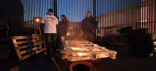 Mobilisation ce matin devant les prisons de Valenciennes et Douai