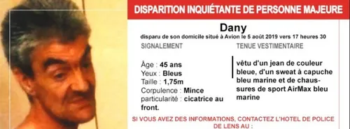 Avion (62) : disparition inquiétante d'un homme de 45 ans