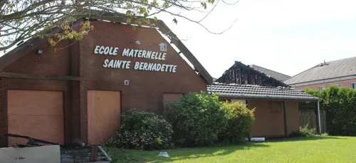 Jeumont : ravagée par un incendie, l'école Sainte-Bernadette...
