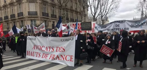 Réforme des retraites : les avocats des Hauts-de-France mobilisés
