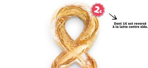 Hauts-de-France : une baguette en forme de ruban pour la bonne cause