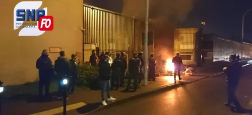 Blocage de la Maison d'Arrêt de Valenciennes
