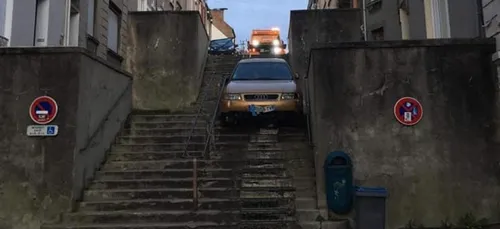 Pas-de-Calais : dépannage insolite dans un escalier