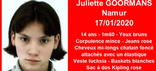 Portée disparue en Belgique, une jeune adolescente pourrait se...