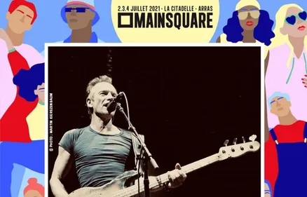 Sting confirmé au Main Square Festival d'Arras, en juillet 2021