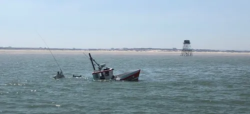 Naufrage d'un navire de pêche au large de Calais