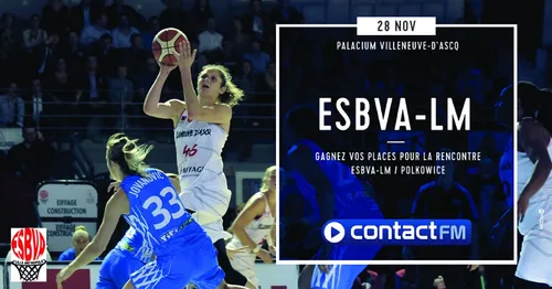 GAGNEZ VOS PLACES POUR LE MATCH ESBVA - POLKOWICE