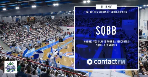 GAGNEZ VOS PLACES POUR LE MATCH SQBB - GET VOSGES